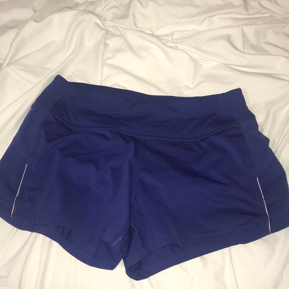 Lululemon speed up blue shorts